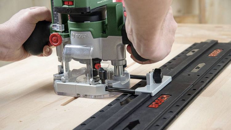 Produktbild: Bosch Home and Garden 2in1 Akku-Kanten-/Oberfr&auml;se 06039D5002 AdvancedTrimRouter 18V-8 Combi-Set