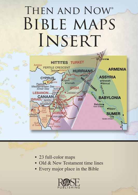 Produktbild: Rose Bible Map Insert
