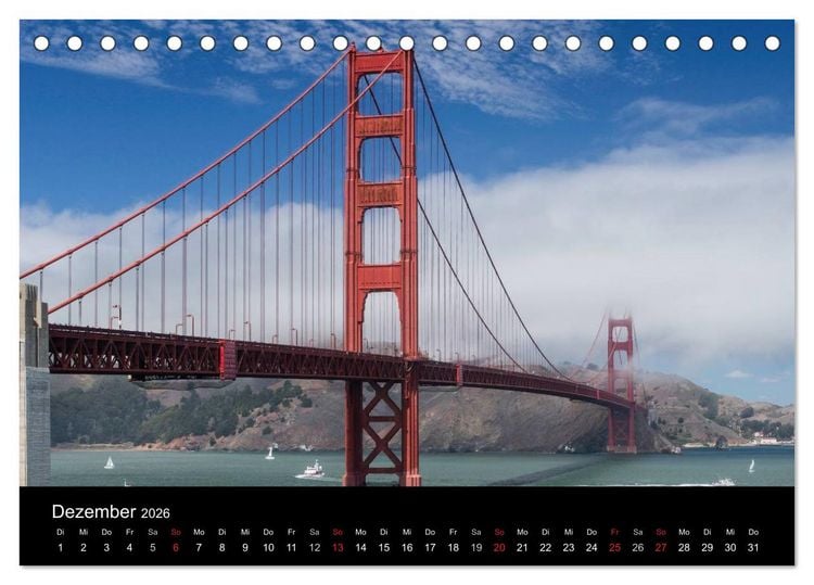 Produktbild: USA - faszinierender S&uuml;dwesten / CH-Version (Tischkalender 2026 DIN A5 quer), CALVENDO Monatskalender