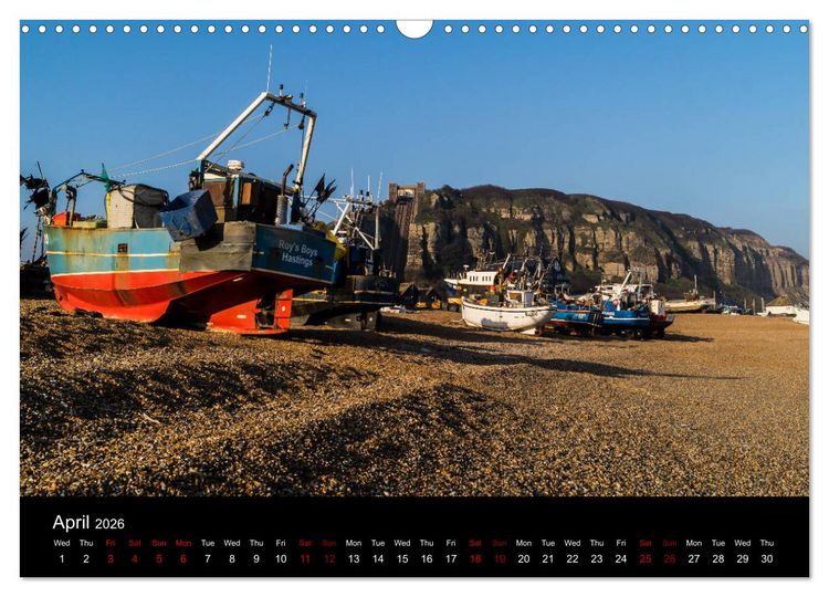 Produktbild: Photographs of Hastings and St Leonards (Wall Calendar 2026 DIN A3 landscape), CALVENDO 12 Month Wall Calendar