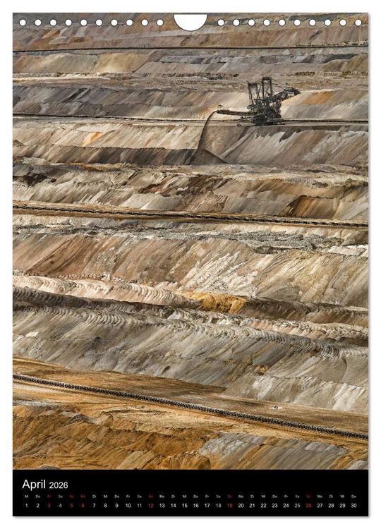 Produktbild: Der Tagebau Hambach (Wandkalender 2026 DIN A4 hoch), CALVENDO Monatskalender
