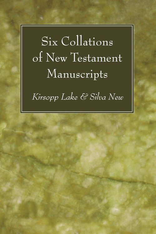 Produktbild: Six Collations of New Testament Manuscripts