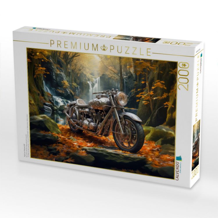 Produktbild: CALVENDO Puzzle Rast am Wasserfall | 2000 Teile Lege-Gr&ouml;&szlig;e 90x67cm Foto-Puzzle f&uuml;r gl&uuml;ckliche Stunden