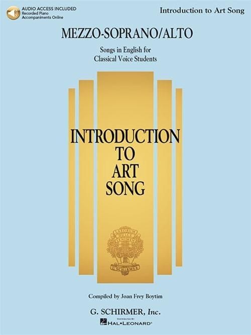 Produktbild: Introduction to Art Song for Mezzo-Soprano/Alto