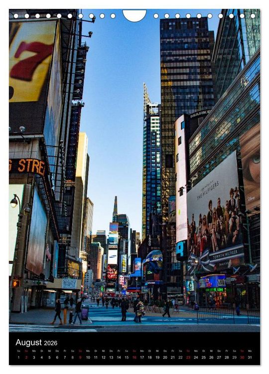 Produktbild: New York - Blickwinkel (Wandkalender 2026 DIN A4 hoch), CALVENDO Monatskalender