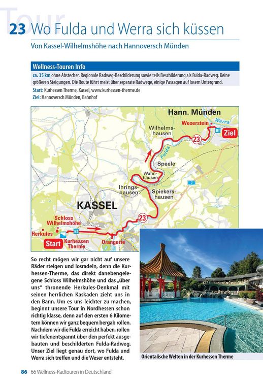 Produktbild: BVA Die 66 sch&ouml;nsten Wellness-Radtouren in Deutschland