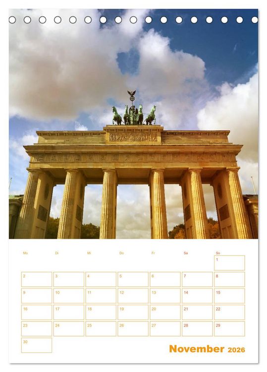 Produktbild: BERLIN geht immer (Tischkalender 2026 DIN A5 hoch), CALVENDO Monatskalender