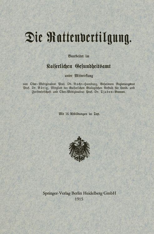 Produktbild: Die Rattenvertilgung
