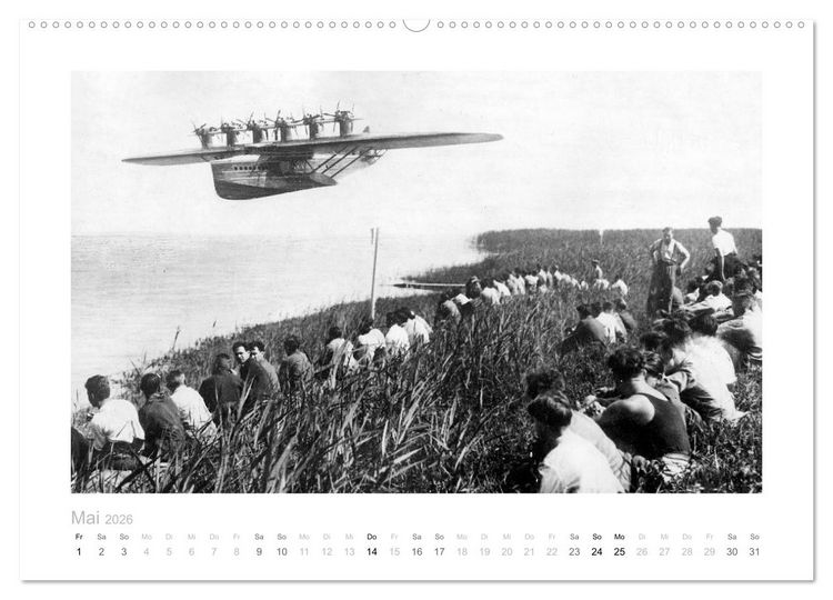 Produktbild: Reise mit dem Flugschiff - Dornier (Wandkalender 2026 DIN A2 quer), CALVENDO Monatskalender