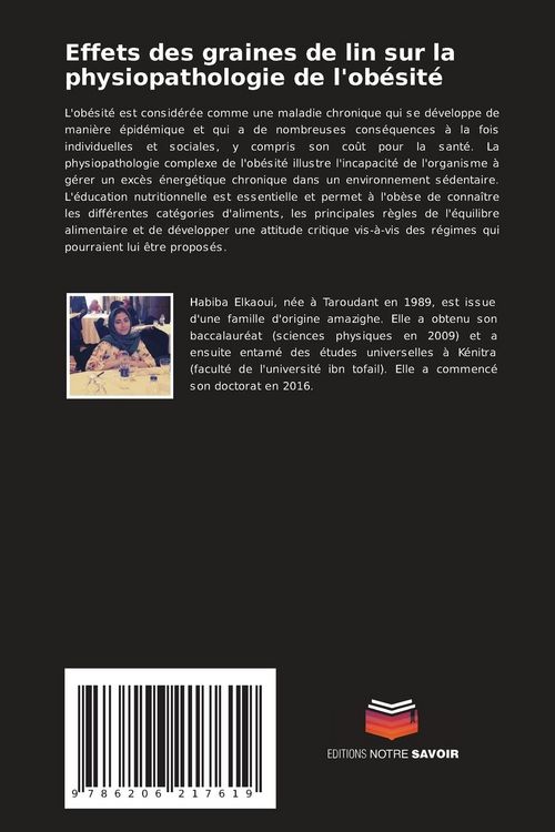 Produktbild: Effets des graines de lin sur la physiopathologie de l'ob&eacute;sit&eacute;