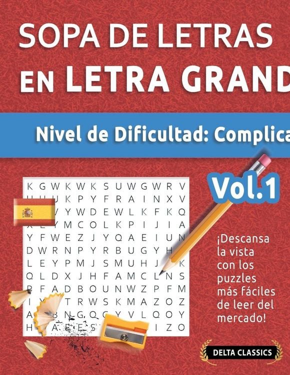 Produktbild: SOPA DE LETRAS EN ESPA&Ntilde;OL - NIVEL DE DIFICULTAD