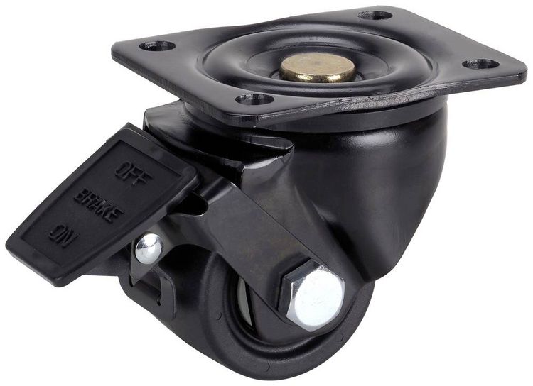 Produktbild: d&ouml;rner + helmer 735655 735655 Lenkrolle Rad-Durchmesser: 50 mm Tragf&auml;higkeit (max.): 300 kg 1 St.