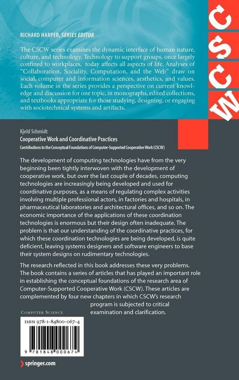 Produktbild: Cooperative Work and Coordinative Practices