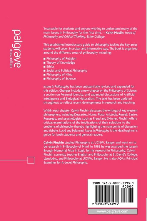 Produktbild: Issues in Philosophy