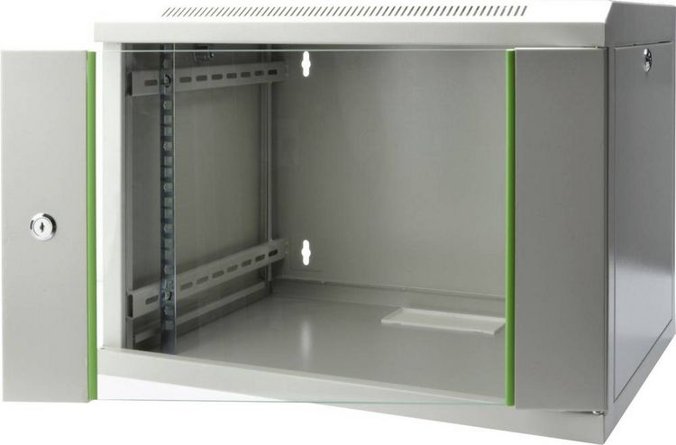 Produktbild: Digitus DN-19 07-U-EC 19 Zoll Wandgeh&auml;use (B x H x T) 600 x 416 x 450 mm 7 HE Lichtgrau (RAL 7035)