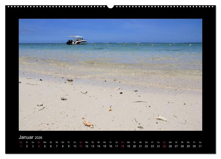 Produktbild: Mauritius - traumhaft und unvergesslich (Wandkalender 2026 DIN A2 quer), CALVENDO Monatskalender
