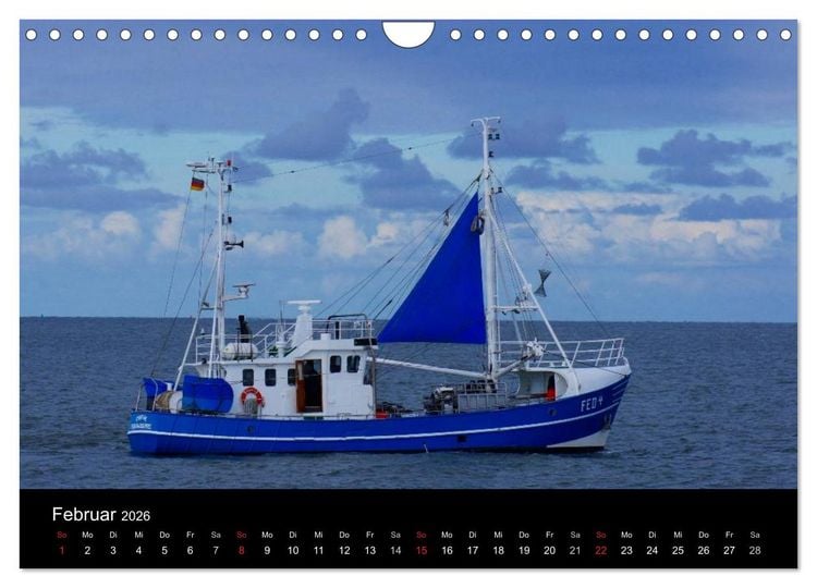 Produktbild: An der Nordsee (Wandkalender 2026 DIN A4 quer), CALVENDO Monatskalender