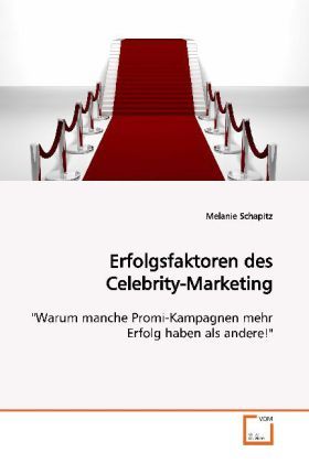 Produktbild: Schapitz, M: Erfolgsfaktoren des Celebrity-Marketing