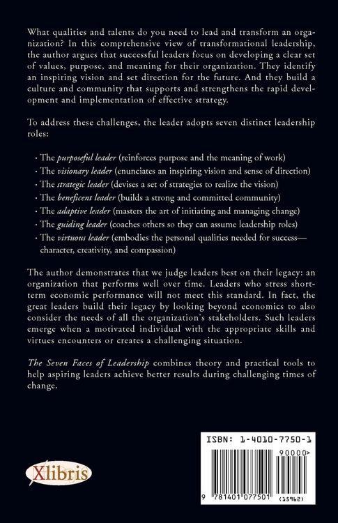 Produktbild: The Seven Faces of Leadership