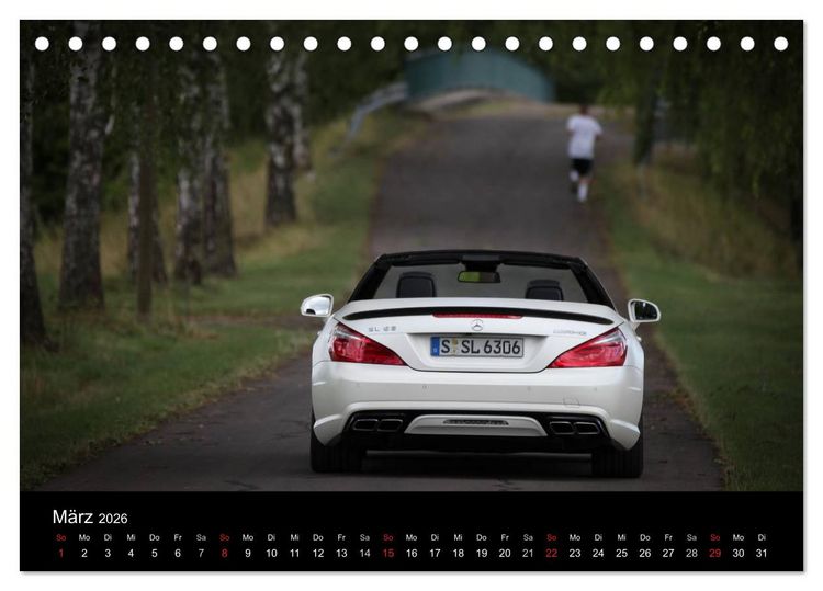 Produktbild: Mercedes-Benz SL 63 AMG (Tischkalender 2026 DIN A5 quer), CALVENDO Monatskalender