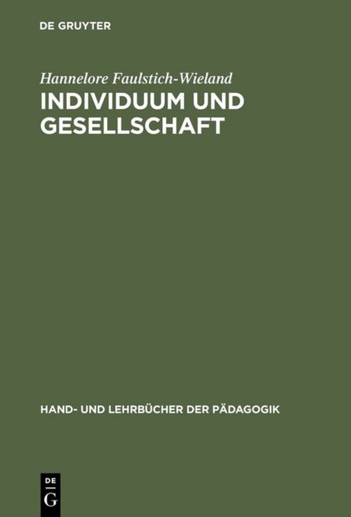 Produktbild: Individuum und Gesellschaft