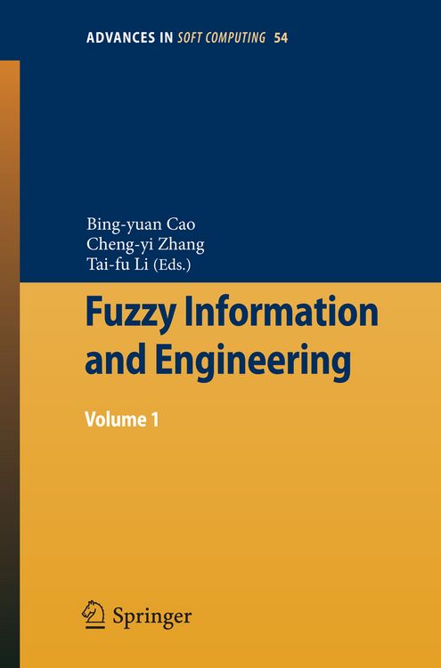 Produktbild: Fuzzy Information and Engineering