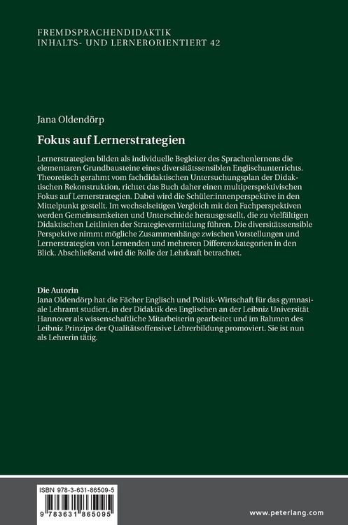 Produktbild: Fokus auf Lernerstrategien