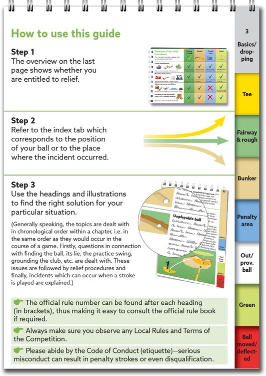 Produktbild: Golf Rules Quick Reference 2023-2027