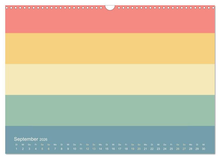 Produktbild: 70er Jahre Bastelkalender - DIY Kreativ-Kalender zum Selbstgestalten (Wandkalender 2026 DIN A3 quer), CALVENDO Monatskalender