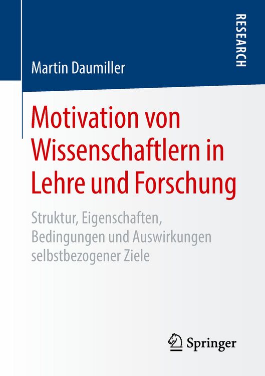 Produktbild: Motivation von Wissenschaftlern in Lehre und Forschung