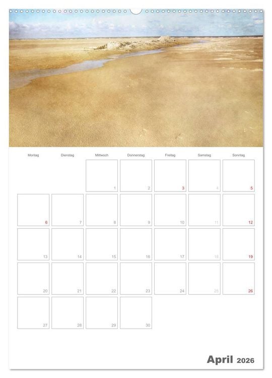Produktbild: D&auml;nemarks Westk&uuml;ste (Wandkalender 2026 DIN A2 hoch), CALVENDO Monatskalender