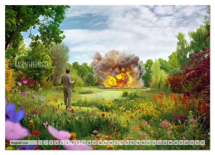 Produktbild: Coole Berufe (Wandkalender 2026 DIN A2 quer), CALVENDO Monatskalender