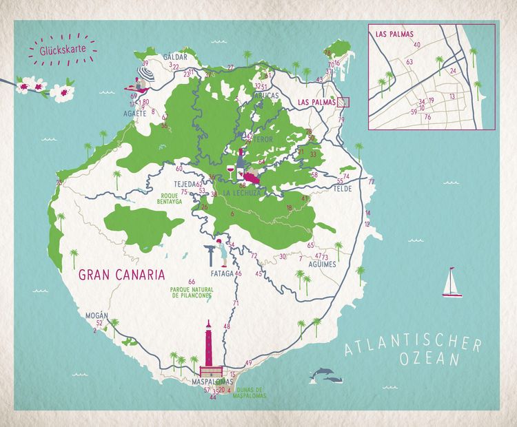 Produktbild: Gl&uuml;cksorte auf Gran Canaria