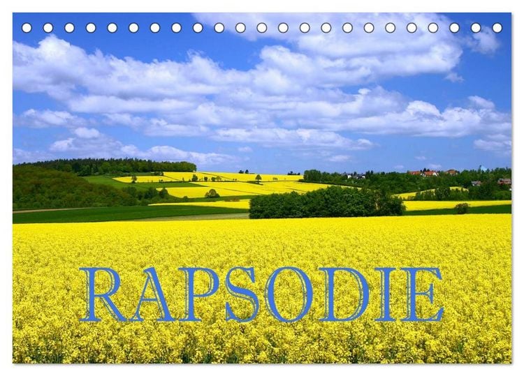 Produktbild: Rapsodie (Tischkalender 2026 DIN A5 quer), CALVENDO Monatskalender