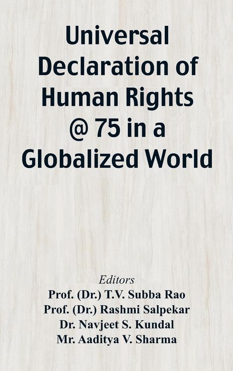 Produktbild: Universal Declaration of Human Rights @ 75 In a Globalized World