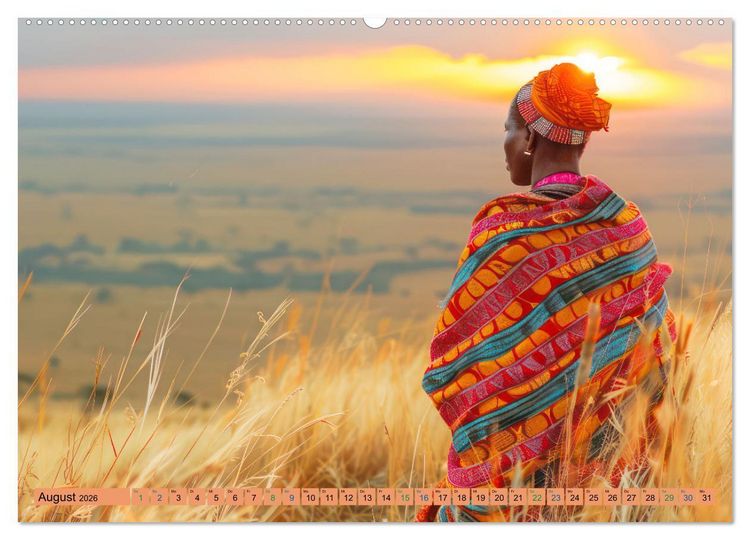 Produktbild: Afrikas urt&uuml;mliche Sch&ouml;nheit (hochwertiger Premium Wandkalender 2026 DIN A2 quer), Kunstdruck in Hochglanz