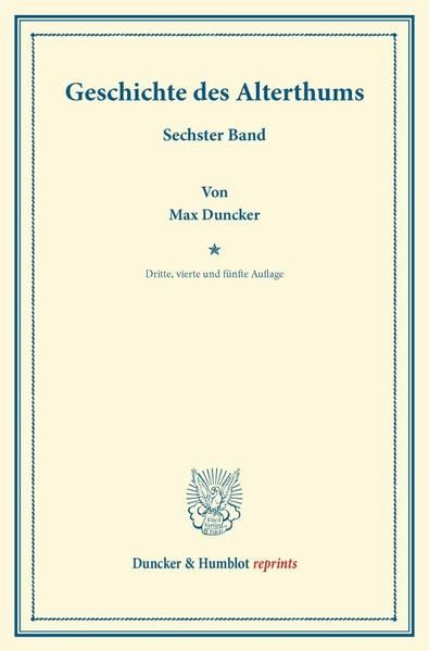 Produktbild: Geschichte des Alterthums.