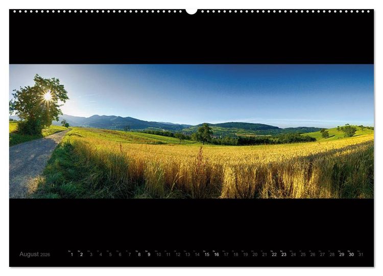 Produktbild: Markgr&auml;flerland-Panoramen - Vier Jahreszeiten in der Toskana Deutschlands (Wandkalender 2026 DIN A2 quer), CALVENDO Monatskalender
