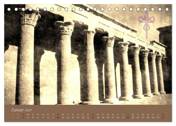 Produktbild: &Auml;gypten Nostalgie & Antike 2027 (Tischkalender 2027 DIN A5 quer), CALVENDO Monatskalender