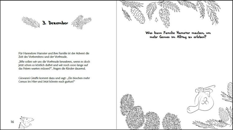 Produktbild: Was brauchst du im Advent? Der Familien-Adventskalender in Giraffensprache f&uuml;r Gewaltfreie Kommunikation mit Kindern und Eltern