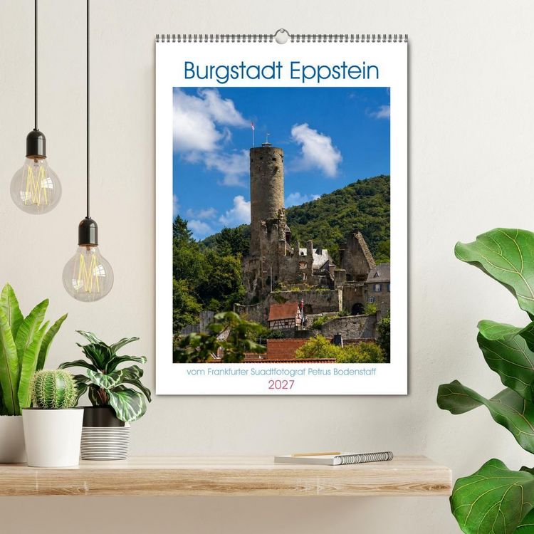 Produktbild: Burgstadt Eppstein (Wandkalender 2027 DIN A2 hoch), CALVENDO Monatskalender