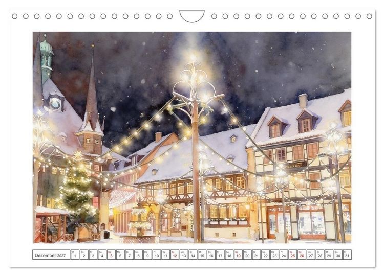 Produktbild: Bezaubernde St&auml;dte in Sachsen-Anhalt (Wandkalender 2027 DIN A4 quer), CALVENDO Monatskalender