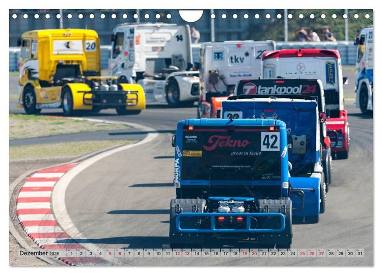 Produktbild: Best of TRUCK RACING (Wandkalender 2026 DIN A4 quer), CALVENDO Monatskalender
