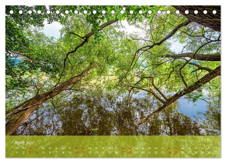 Produktbild: der elbestrom natur (Tischkalender 2027 DIN A5 quer), CALVENDO Monatskalender