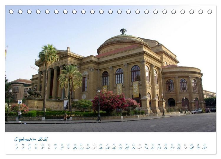 Produktbild: Sizilien (Tischkalender 2026 DIN A5 quer), CALVENDO Monatskalender