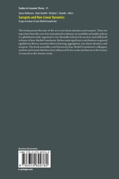 Produktbild: Sunspots and Non-Linear Dynamics