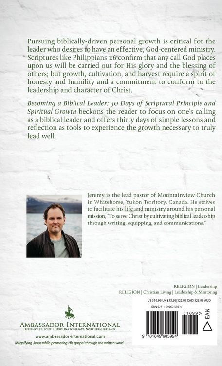 Produktbild: Becoming a Biblical Leader