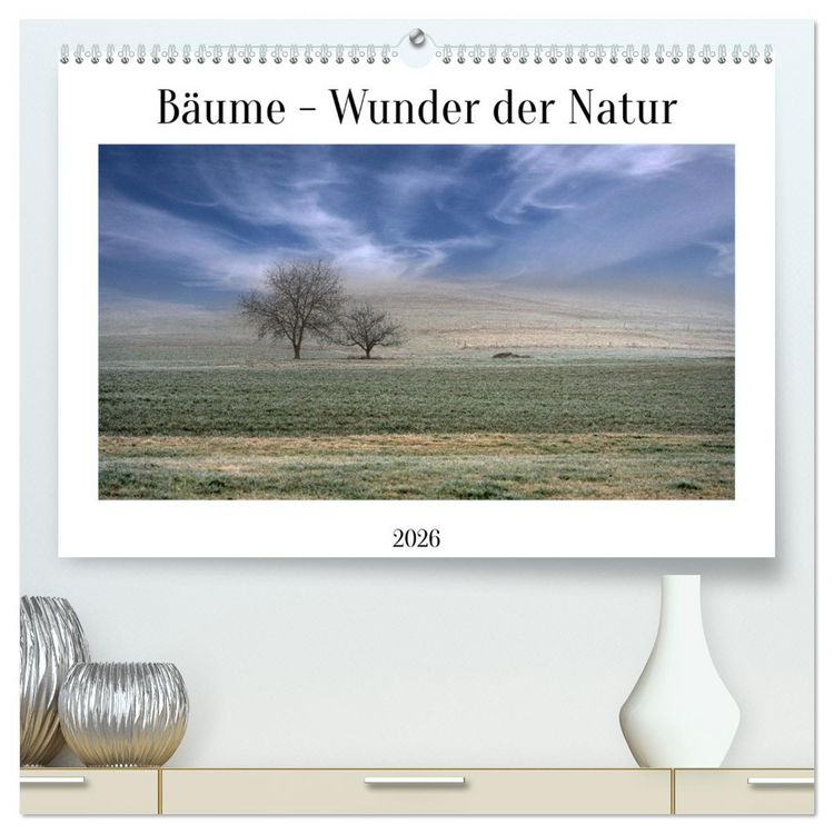 Produktbild: B&auml;ume - Wunder der Natur (hochwertiger Premium Wandkalender 2026 DIN A2 quer), Kunstdruck in Hochglanz