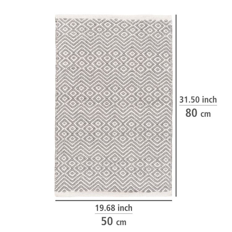 Produktbild: Badematte Mod. Abai, 50 x 80 cm, hergestellt aus recycelten PET-Flaschen