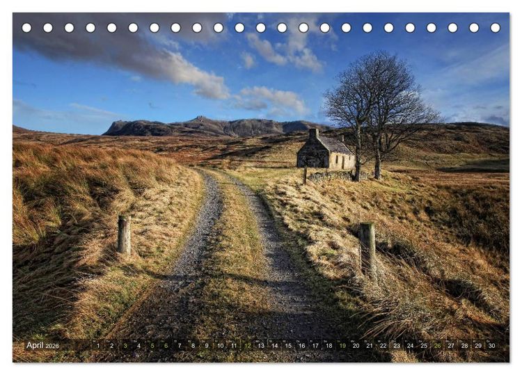 Produktbild: Traumland Schottland (Tischkalender 2026 DIN A5 quer), CALVENDO Monatskalender